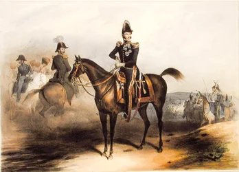 Reiterporträt von Leopold I. (1790-1865), König von Belgien