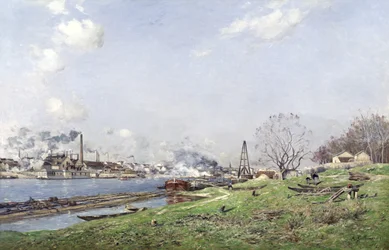 Die Seine bei Conflans-Charenton, 1892
