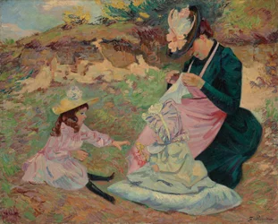 Madame Guillaumin und ihre Töchter, ca. 1892