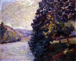 Sonnenaufgang bei Crozant, Bretagne, ca. 1916