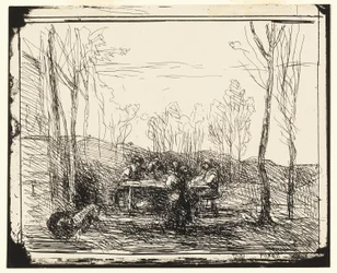 Ein Picknick in der Lichtung