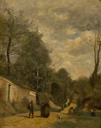 Eine Straße in Ville d