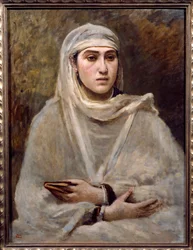 Algerier. Gemälde von Camille Corot (1796-1875)