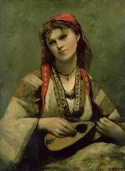 Christine Nilson (1843-1921) oder Die Bohemienne mit einer Mandoline