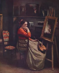 Latelier de Corot, ca. 1865
