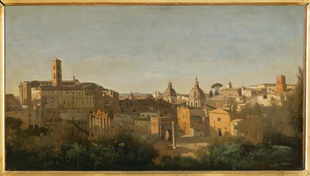 Das Forum, Blick von den Farnesischen Gärten, Rom