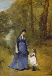 Madame Stumpf und ihre Tochter, 1872