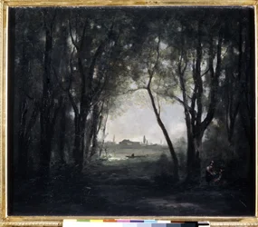Landschaft mit See