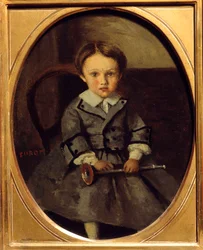 Porträt von Maurice Robert (1853-1925), Sohn von François Robert, Freund von Corot