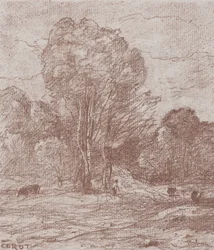 Der Ruheplatz der Kühe Le Dormoir des vâches, 1871
