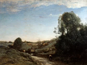 Der Pferdewagen, Erinnerung an Marcoussis bei Montlhery, 1855