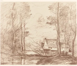 Die Mühle von Cuincy, in der Nähe von Douai