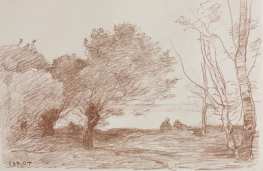 Weiden und Pappeln, 1871