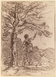 Junge Frau und Tod La Jeune Fille et la Mort, 1854