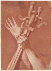 Hände des Horatius aus Der Schwur der Horatier