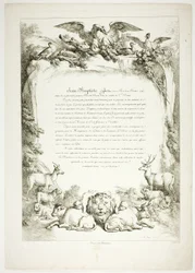 Biographieseite aus Oeuvres de J. B. Huet