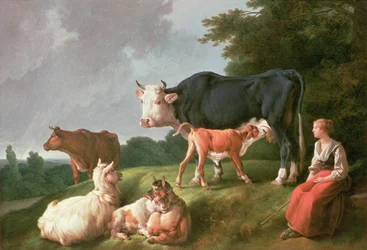 Pastorale Szene