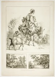 Tafel Zwei von 38 aus Oeuvres de J. B. Huet