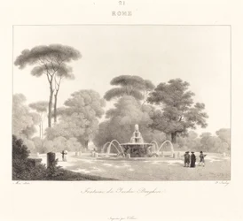 Brunnen im Borghese-Garten
