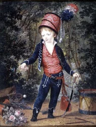 Napoleon François Joseph Charles Bonaparte, Herzog von Reichstadt (1811-32), Sohn des Kaisers Napoleon I., ca. 1814