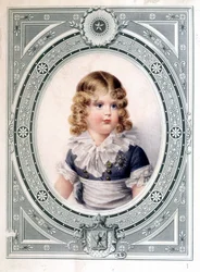 Porträt des Königs von Rom (Napoleon II.), Sohn von Kaiser Napoleon I. (1769-1821) - von Isabey, frühes 19. Jahrhundert