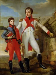 Louis Bonaparte, König von Holland und Louis Napoleon, Kronprinz von Holland, ca. 1806