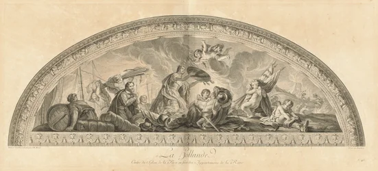 Holland, Zentrum des Salons des Friedens gegenüber den Gemächern der Königin [pl. 48]