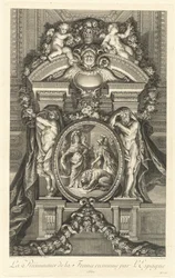 Die Vormachtstellung Frankreichs, anerkannt von Spanien 1662 [Tafel 17]