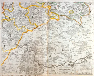 Karte des Ostens von Ile de France