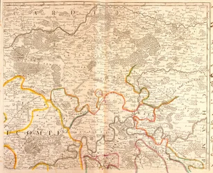 Karte des Nordostens der Île-de-France