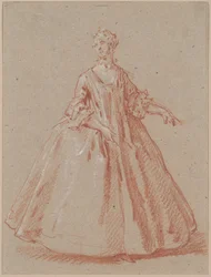 Stehende Frau
