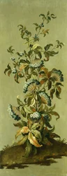 Dekorative Paneele mit Blumen