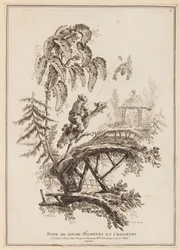 Titelseite, "Suite de douze Pêcheurs et Chasseurs"