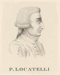 Porträt des Geigers und Komponisten Pietro Antonio Locatelli 1695-1764