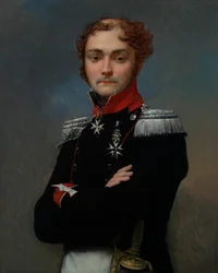 Porträt von Charles-Louis Regnault, einem Offizier aus den Napoleonischen Kriegen