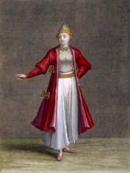 Ein bulgarisches Mädchen, Tafel 83 aus 