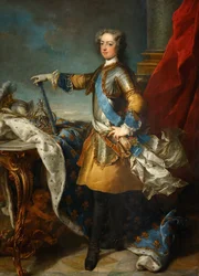 Porträt von König Ludwig XV. 1710-1774, ca. 1723-1724