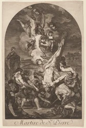 Martyrium des heiligen Petrus, ca. 1750er Jahre