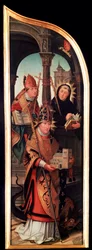 Die Verkündigung, Triptychon, Seitenflügel, 1517