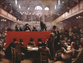 Im Graffard Versammlungssaal, 1884