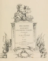 Desseins Arabesques a Plusieurs Usages Inventés par J.B. Toro Titelblatt, 1716