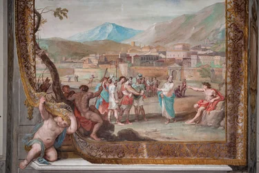 Bacchus, Lycurgus und Hermes Trismegistus
