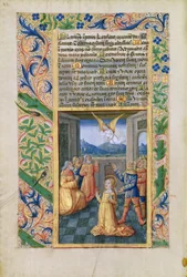 Judith betet, aus dem Stundenbuch von Louis d