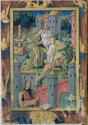Die Erschaffung Evas aus dem Stundenbuch von Louis von Orleans, 1490