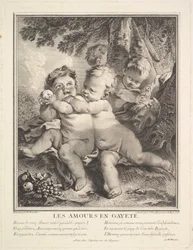 Die fröhlichen Cupidos, 1750