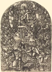 Der heilige Johannes wird in den Himmel gerufen