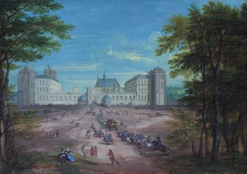 Ankunft des Königs im Schloss Vincennes