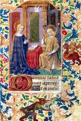 Ms Latin 13305 fol.15 Die Verkündigung, aus 