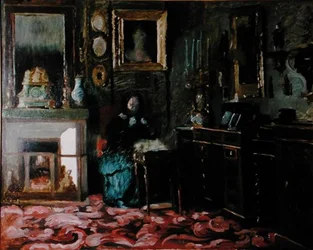 Der Salon von Madame Hanska (1801-82), rue Fortunee