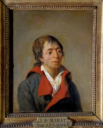 Porträt von Jean-Paul Marat, Arzt, Gründer von 